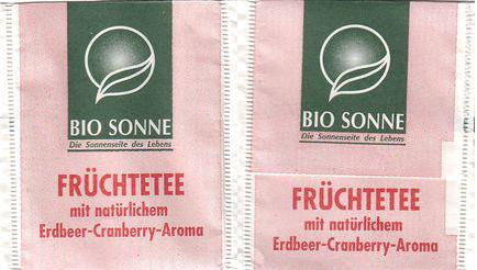 Bio Sonne XYJ71 Früchtetee Edbeer Cranberry Aroma