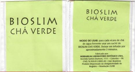 Bioslim Chá Verde