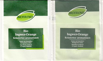 Biotrend 01212443 Bio Ingwer Orange