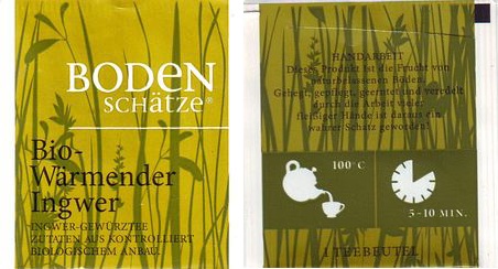 Boden Schatze Bio Warmender Ingwer