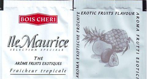 Bois Cheri Ile Maurice Thé Arome Fruits Exotiques