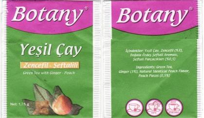 Botany Yesil Cay Zencefil Seftalili