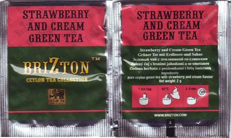 Brizton Strawberry & Cream Green Tea