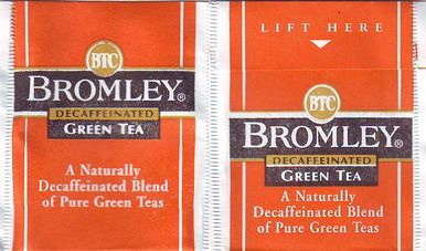 Bromley Decaffeinated Green Tea