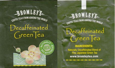 Bromleys Decaffeinated Green Tea