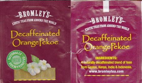 Bromleys Decaffeinated Orange Pekoe