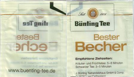 Bunting Tee Best Becher