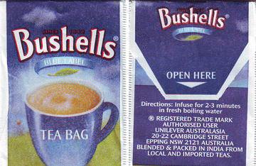 Bushells Blue Label Tea Bag