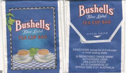 Bushells Blue Label Tea Cup Bag