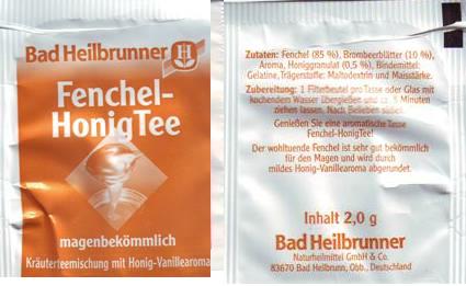 Bad Heilbrunner 05 Fenchel Honig Tee