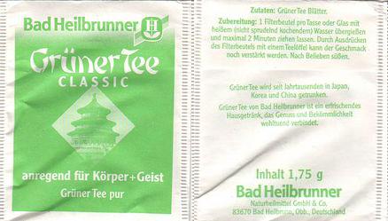 Bad Heilbrunner 05 Grüner Tee Classic