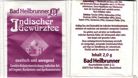 Bad Heilbrunner 05 Indischer Gewürztee