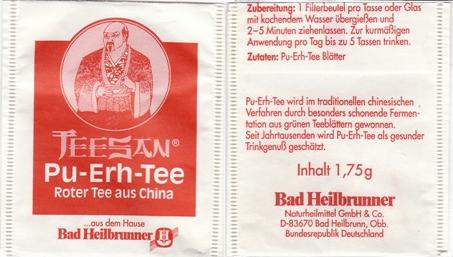 Bad Heilbrunner 07 Pu Erh Tee