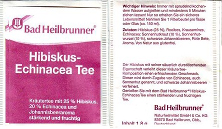 Bad Heilbrunner 08 Hibiskus Echinacea Tea