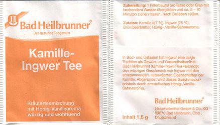 Bad Heilbrunner 08 Kamille Ingwer Tee