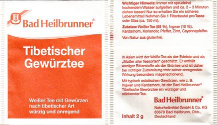 Bad Heilbrunner 08 Tibetischer Gewürztee