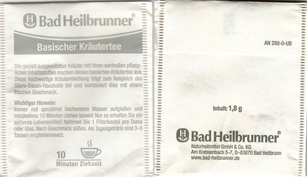 Bad Heilbrunner 11 Basischer Kräutertee