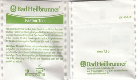 Bad Heilbrunner 11 Fasten Tee