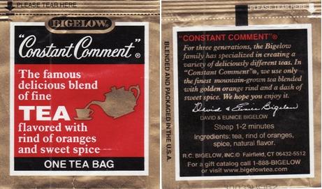 Bigelow 0 Constant Comment Orange Sweet Spice