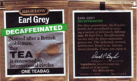 Bigelow 0 Earl Grey Decaffeinated