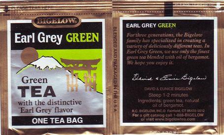 Bigelow 0 Earl Grey Green