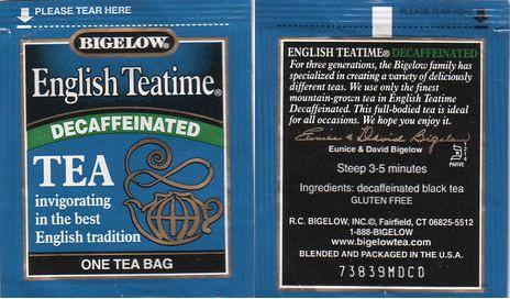 Bigelow 3 English Teatime Decaffeinated 1