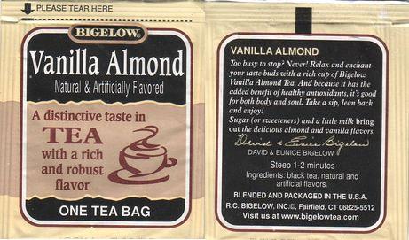 Bigelow 6 Vanilla Almond