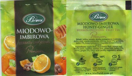 Biofix Miodovo Imbirova Herbata Owocowa Premium