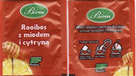 Biofluid Biofix 0 Rooibos Z Miodem I Cytryna