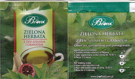 Biofluid Biofix 11 Zielona Herbata Z Zen Szeniem I Granatem