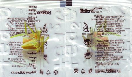 Biogena Tea O2 Bambus Mango