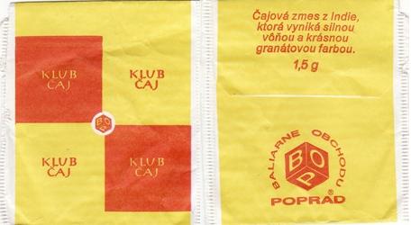 BOP Klub Čaj Logo 1