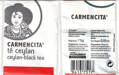 Carmencita Té Ceylan