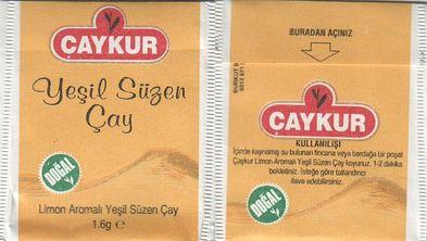 Caykur Yesil Suzen Cay Limon Aromali