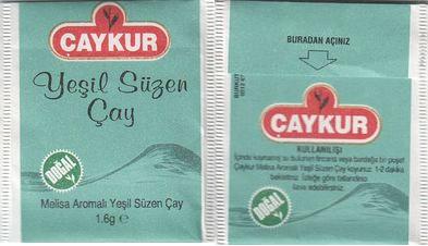 Caykur Yesil Suzen Cay Melisa Aromali