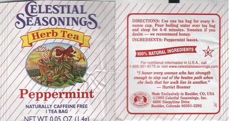 Celestial Seasonings Peppermint 1