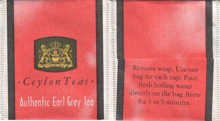 Ceylon Teas Authentic Earl Grey Tea