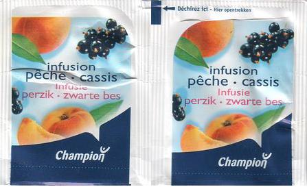 Champion Infusion Peche Cassis