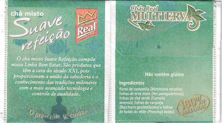 Chas Real Multierva Chá Misto Suave Refeicao