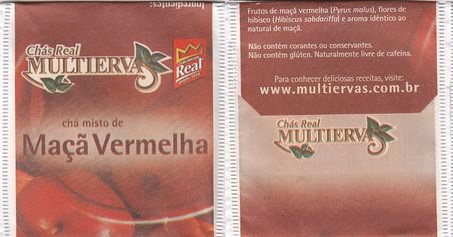 Chas Real Multiervas Chá Misto De Maca Vermelha