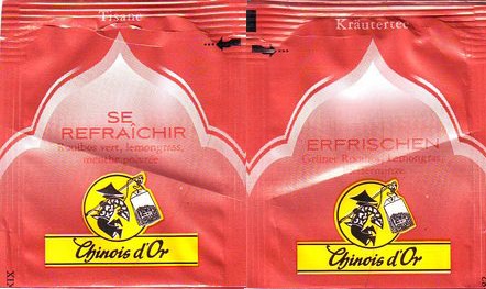 Chinois D Or 03 se Refraichir Rooibos Vert Lemongrass Menthe Poivree