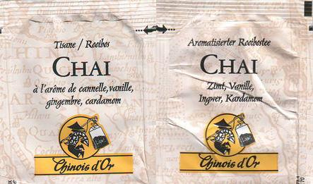 Chinois D Or Tisane Rooibos Chai