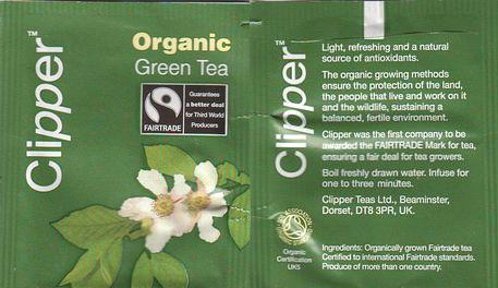 Clipper Organic Green Tea