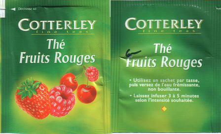 Cotterley Thé Fruits Rougs