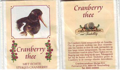 Cranberrycultuur Skylge Cranberry Thee