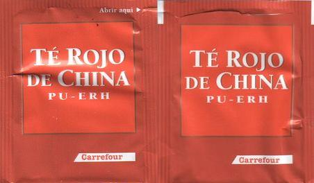 Carrefour 01 Té Rojo De China Pu Erh