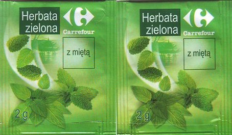 Carrefour Herbata Zielona Z Mieta No Flap