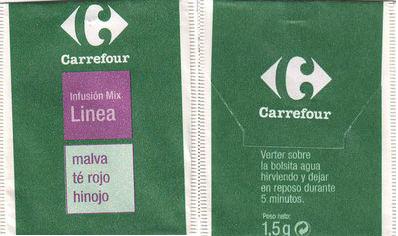 Carrefour Infusion Mix Linea Malva Té Rojo Hinojo