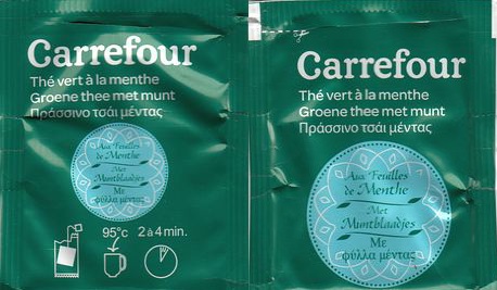 Carrefour Thé Vert a La Menthe Mandala