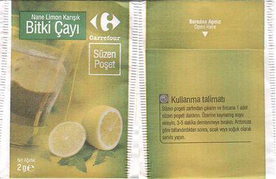 Carrefour Turkey Nane Limon Karisik Bitki Cayi